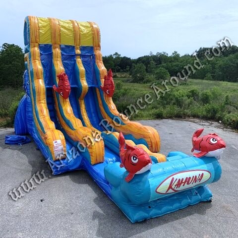 22 Foot Duel Lane Kahuna Water Slide Rental Phoenix Arizona